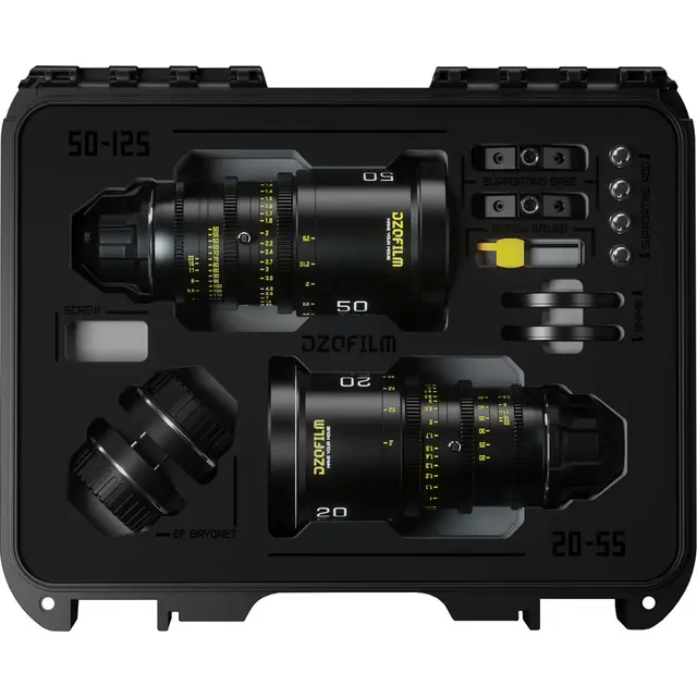 DZOFilm Pictor Zoom Hard Case For 20-55mm og 50-125mm, pluss tillegg 