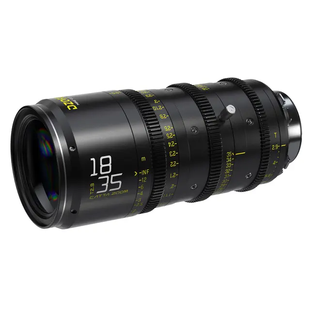 DZOFilm Catta Ace FF Zoom 18-35mm T2.9 PL & EF Mount Cine Objektiv. Sort 