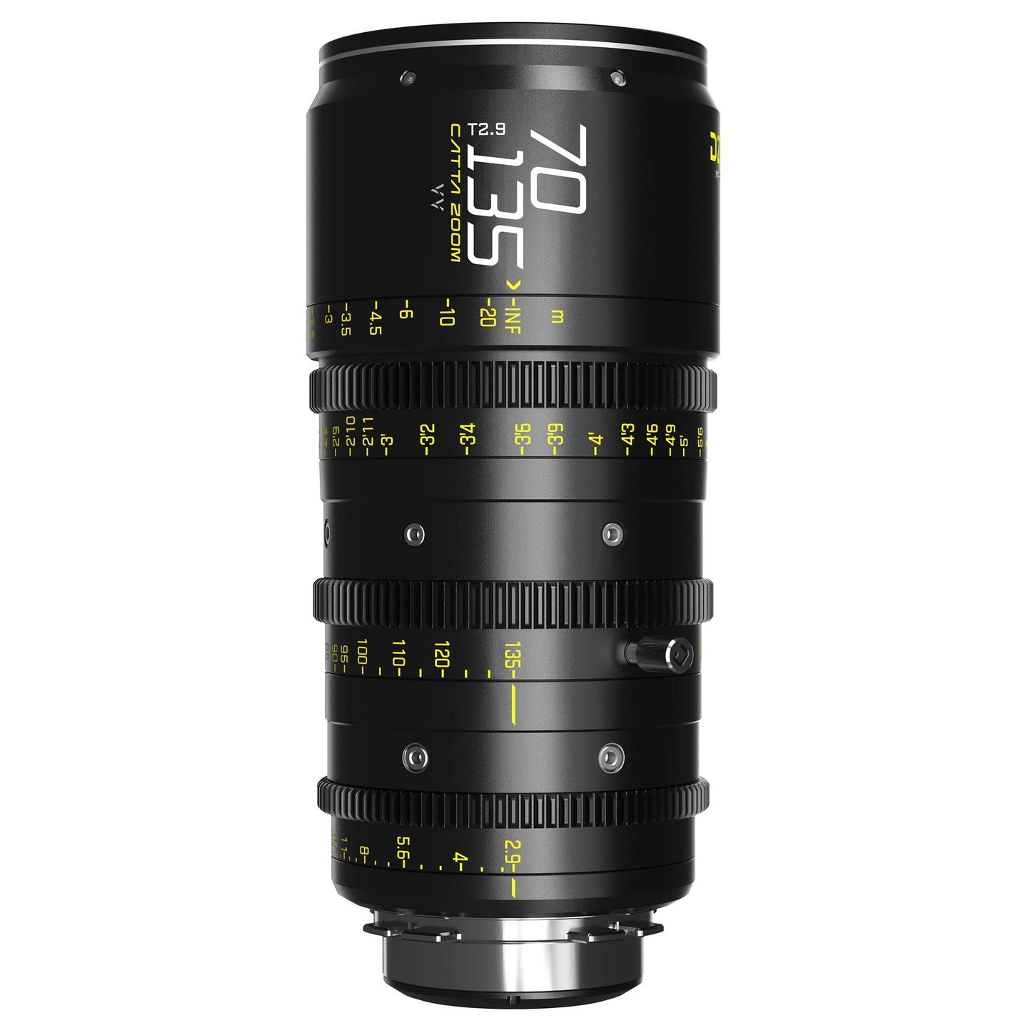 DZOFilm Catta Ace FF Zoom 70-135mm T2.9 PL & EF Mount Cine Objektiv. Sort