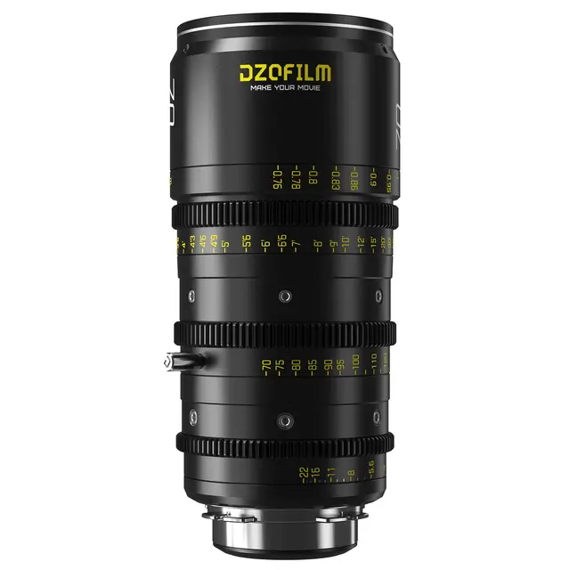 DZOFilm Catta Ace FF Zoom 70-135mm T2.9 PL & EF Mount Cine Objektiv. Sort 
