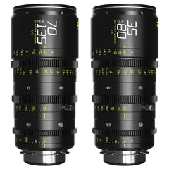 DZOFilm Catta Ace FF Zoom Bundle T2.9 EF &amp; PL Mount 35-80mm/70-135mm. Sort