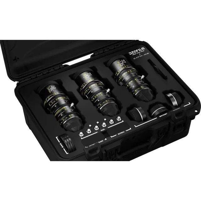 DZOFilm Catta FF 3-Lens Zoom Bundle T2.9 18-35mm/35-80mm/70-135mm. EF & PL Mount. 