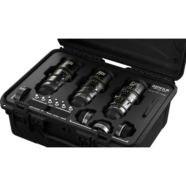 DZOFilm Catta FF 3-Lens Zoom Bundle T2.9 18-35mm/35-80mm/70-135mm. EF & PL Mount. 