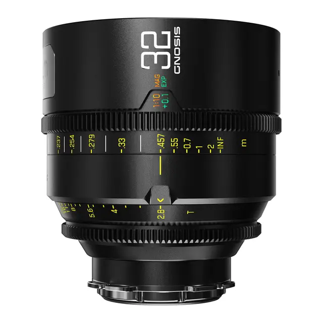 DZOFilm 32mm T2.8 Gnosis Macro Prime M 32mm LPL med PL & EF Mounts 