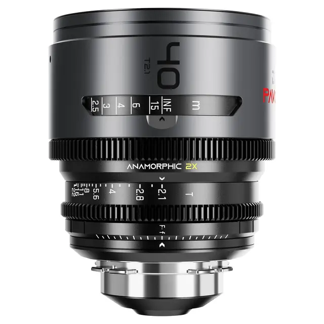 DZOFilm PAVO 40mm T2.1 2x Anamorphic PL/EF-mount. Neutral Coating 