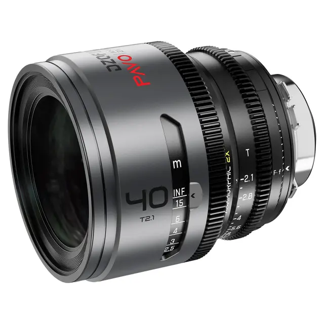 DZOFilm PAVO 40mm T2.1 2x Anamorphic PL/EF-mount. Neutral Coating 