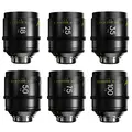 DZOFilm Arles 18/25/35/50/75/100mm FF/VV Prime Cine 6-Lens Kit. PL. m/Hardcase