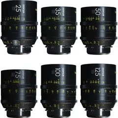 DZOFilm Vespid 6-Lens Kit A EF & PL 25, 35, 50, 75, 100, og 125mm