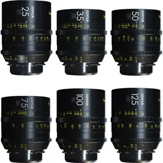 DZOFilm Vespid 6-Lens Kit A EF &amp; PL 25, 35, 50, 75, 100, og 125mm