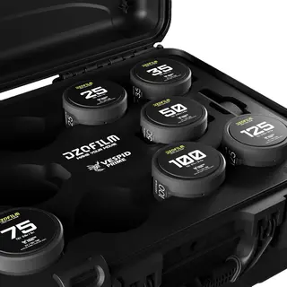 DZOFilm Vespid Prime 7-Lens Kit V2 PL/EF 16mm T2.8+25/35/50/75/100/125mm T2.1