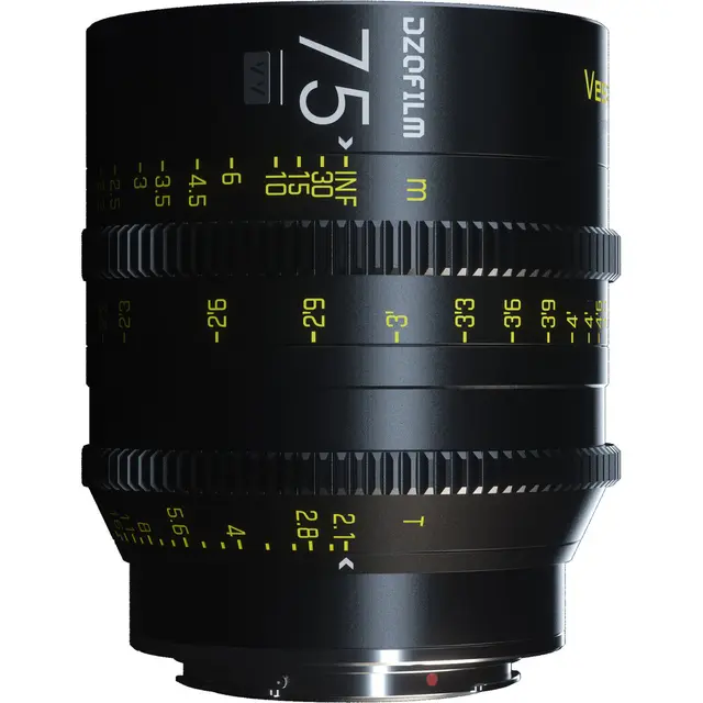 DZOFilm Vespid Prime FF 75mm T2.1 EF & PL-mount 75mm Cine Objektiv 