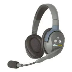 Eartec UltraLITE Double Main Headset w/ Rechargable Lithium Battery