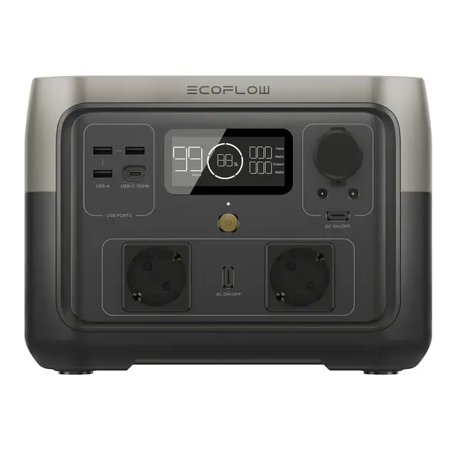EcoFlow RIVER 2 Max 512Wh / 500W (1000W peak) 