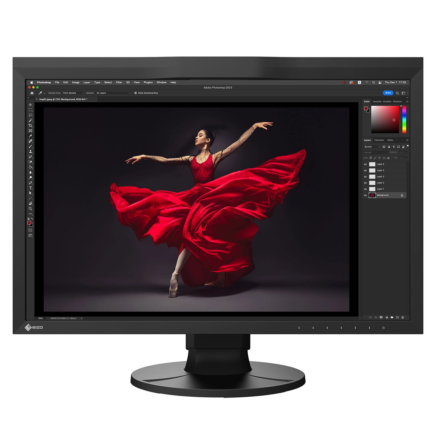 Eizo ColorEdge CG2400S 24" SRGB 24" 1920 x 1200, innebygget Kalibrator