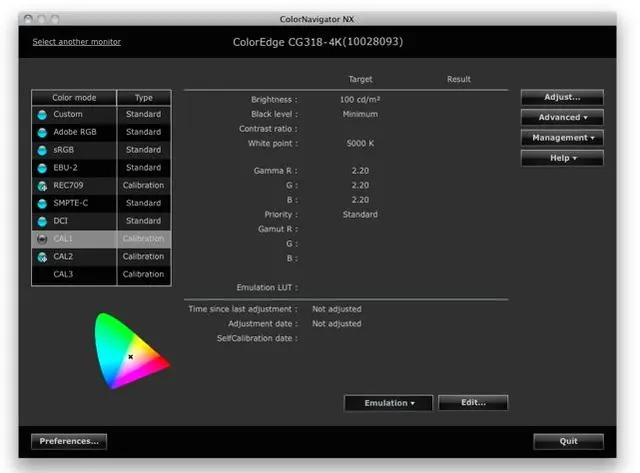 Eizo ColorEdge CG319X 31" 4K Monitor Adobe RGB, REC 2020, HDR 