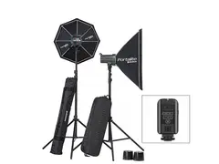 Elinchrom D-Lite RX 4/4 Softbox To Go Se Komplett 2 blits, stativer, utl&#248;ser, bag