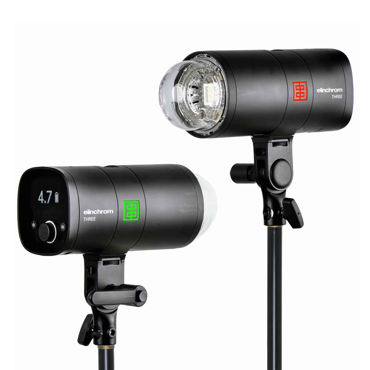 Elinchrom THREE Off-Camera Flash Dual 2stk 260Ws, USB-C ladbar LiIon batteri.