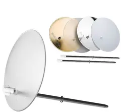 Elinchrom White Beauty Dish 44cm 80&#176; MetallReflektor Hvit innside