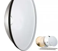 Elinchrom White Beauty Dish 70cm 82° Metall Reflektor Maxi Soft. Hvit innside