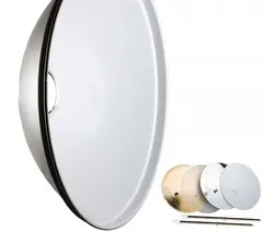 Elinchrom White Beauty Dish 70cm 82&#176; Metall Reflektor Maxi Soft. Hvit innside
