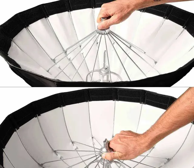 Elinchrom Rotalux Go Softbox 55x75cm Softboks med Paraplyfunksjon og Grid 