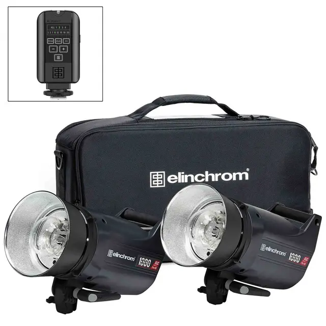 Elinchrom ELC Pro HD 1000/1000 To Go Set Kraftige og Elinchroms raskeste blitser 