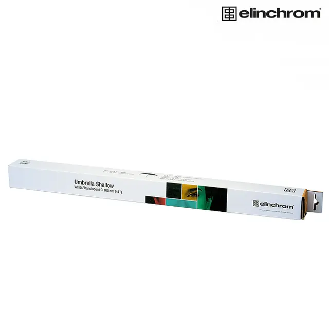Elinchrom Umbrella Shallow White/Translu Paraply 105cm Hvit/Transparent 