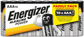 Energizer AAA Alkaline Power 10-pack 10stk AAA Penlight batterier E92