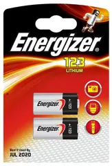 Energizer Lithium Photo 123 2Pk