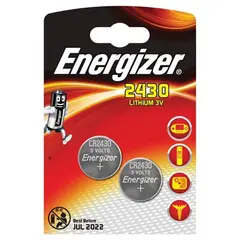 Energizer Lithium CR2430 2Pk