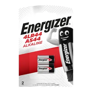 Energizer Alkaline A544/4LR44 2pk 2 stk kamerabatterier (Canon A1 - serie)