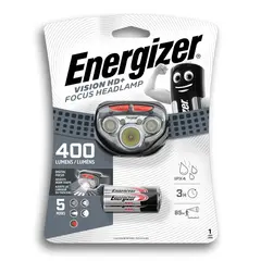 EnergizerVision Headlight H D+ Focus Hodelykt med rødt nattlys