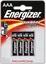 Energizer Alkaline Power 4-pack AAA/E92 Std &quot;Trippel  A&quot; batterier. 4stk