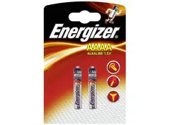 Energizer AAAA/LR61 2Pk batterier 2stk AAAA micro penlight batterier
