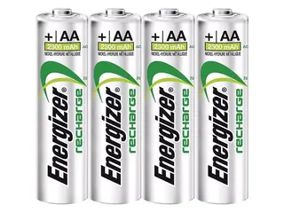 Energizer Recharge AA 2300mAh 4pk 4stk Oppladbare AA batterier 2300mAh