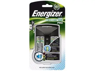 Energizer Pro Charger AA/AAA AA + AAA  lader m/4 stk 2000mAh AA Batt.