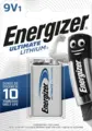 Energizer Ultimate Lithium 9V 9v Batteri