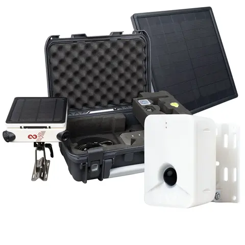 Enlaps Tikee 4 Pack - Bundle 2 Bundle med kamera, sensor og solpanel