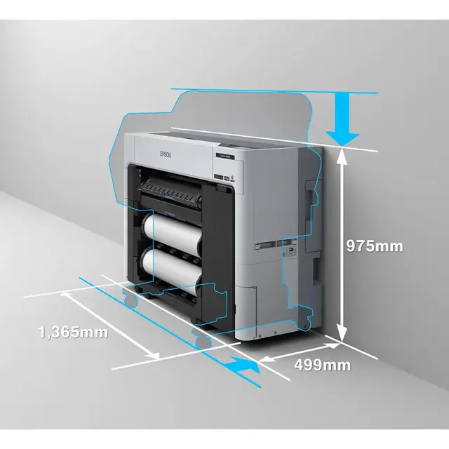 Epson SureColor SC-P6500D STD 24" fotoprinter, Dobbeltrull 