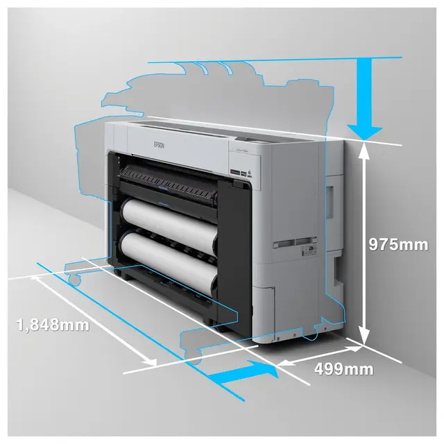 Epson SureColor SC-P8500DM Double Roll 44" Storformatskriver med skanner 