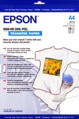 Epson A4 Iron-on-transfer Paper Iron On 'Cool Peel' T-Shirt Paper.