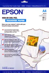 Epson A4 Iron-on-transfer Paper Iron On &#39;Cool Peel&#39; T-Shirt Paper.