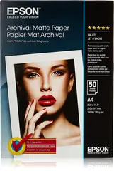 Epson A4 Archival Matte Papir 50 stk.