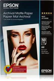 Epson Archival Matte Papir A4 50 stk.