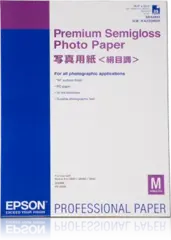 Epson A2 Premium Semigloss Photo Paper 25 ark 250g