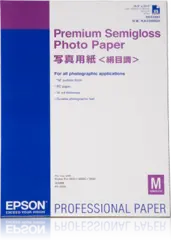 Epson Premium Semigloss Photo Paper A2 25 ark 250g