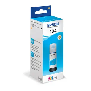 Epson 104 Ecotank Cyan 70 ml til Ecotank ET-2826