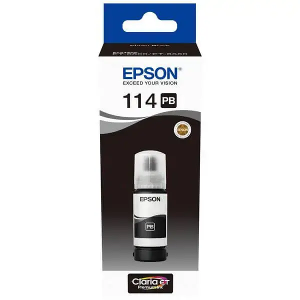 Epson 114 Ecotank Fotosvart 70 ml til Ecotank ET 8500 og ET 8550 