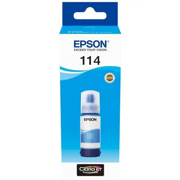 Epson 114 Ecotank Cyan 70 ml til Ecotank ET 8500 og ET 8550 
