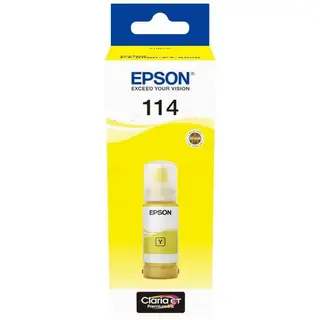 Epson 114 Ecotank Gul 70 ml til Ecotank ET 8500 og ET 8550